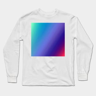 blue green blue abstract texture Long Sleeve T-Shirt